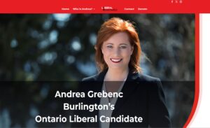 Ontario Liberal Party - Andrea Grebenc Burlington's Ontario Liberal Candidate